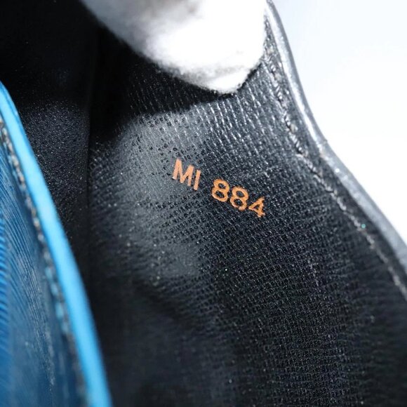 LOUIS VUITTON Epi Cartouchiere MM Shoulder Bag Blue - Picture 13 of 15